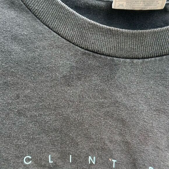 Vintage Clint Black "Down The Black Top We Go" Men's L Vintage T-Shirt Black - Picture 5 of 9